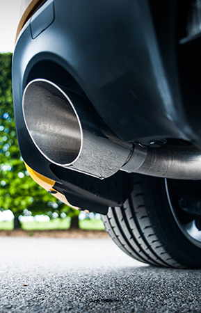 Full Milltek Sport Primary Cat-back System (including the secondary catalyst replacement pipe, shown at the very top of the picture) Milltek Sport tailpipe